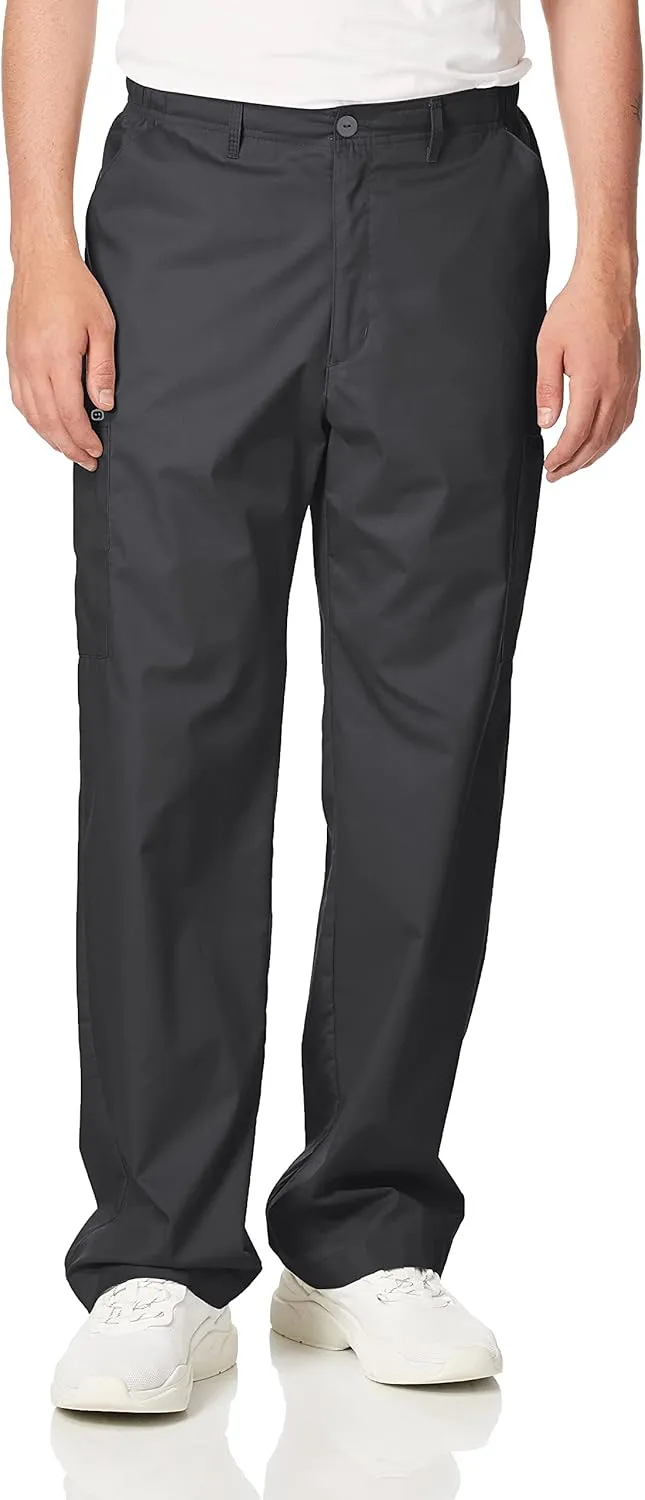 WonderWink Men's Petite Wonderwork Men's Cargo Scrub Pant Short