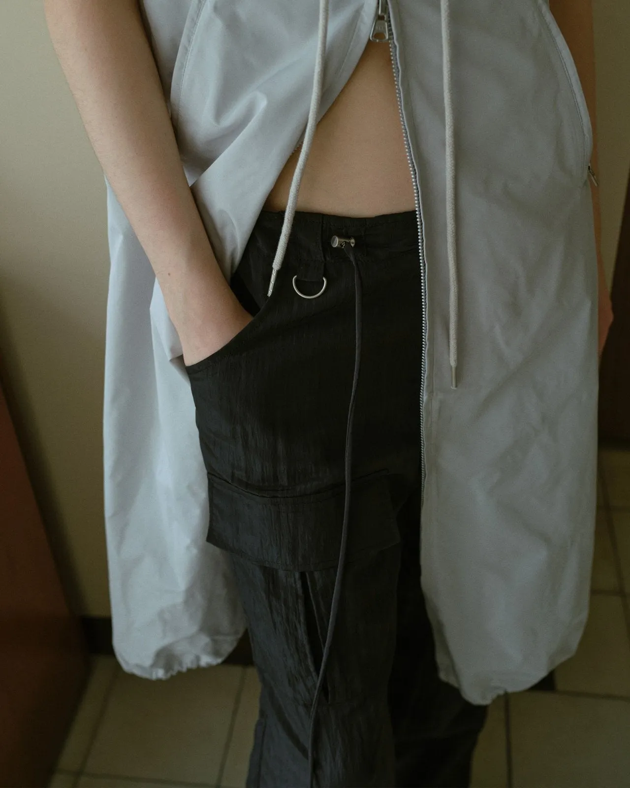 Zip up dress